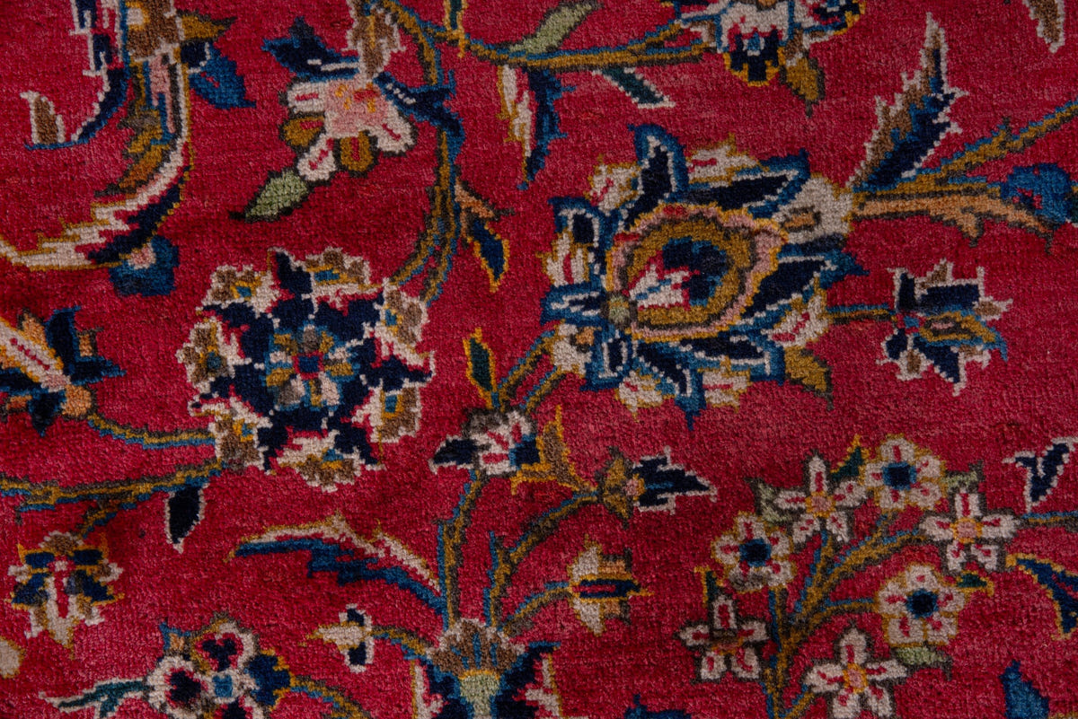 1689, Persian Kashan Oversized Rug