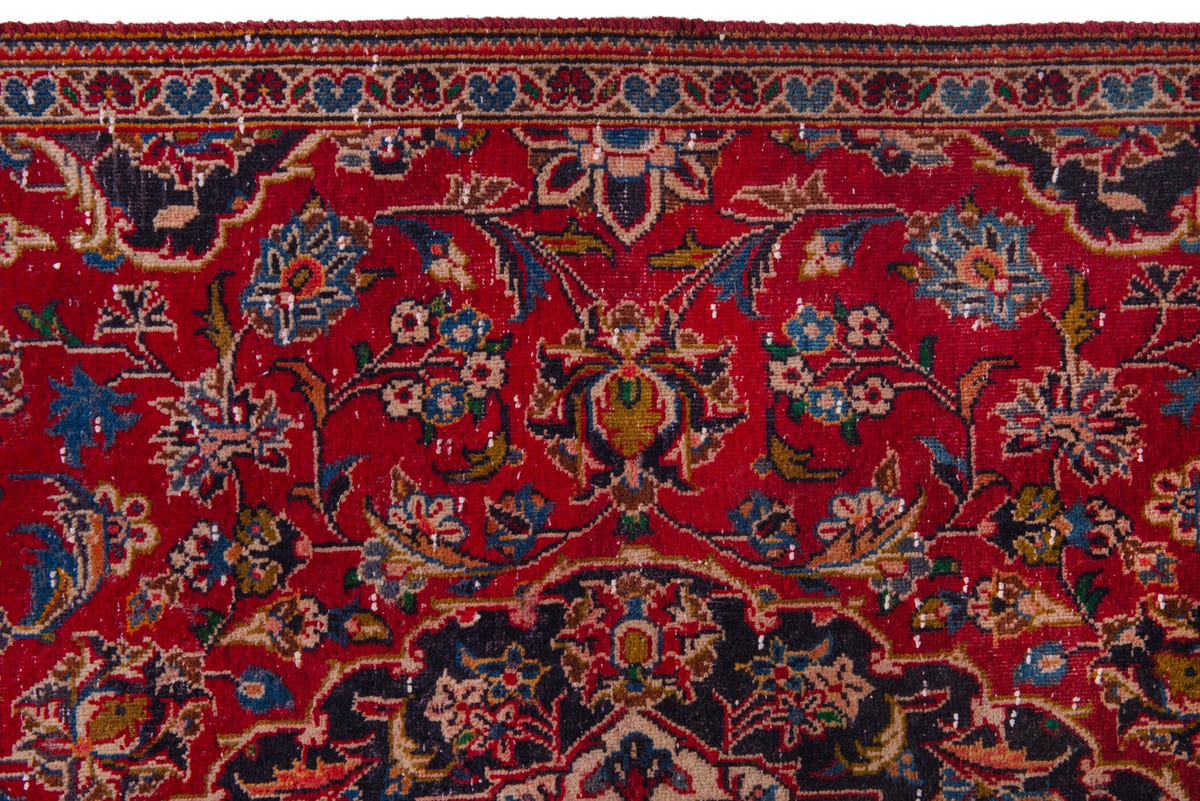 1744, Persian Kashan Area Rug