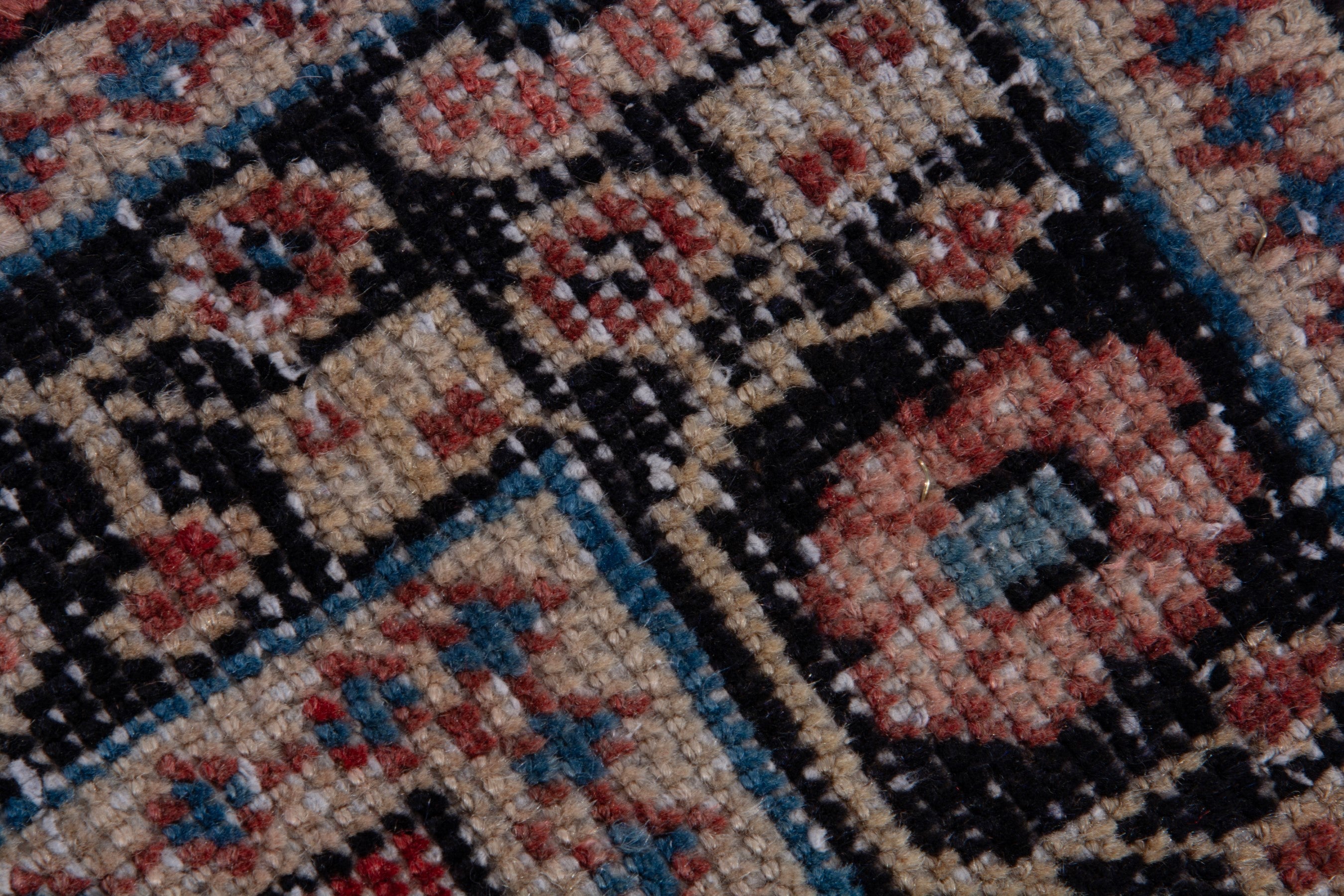 Persian Arak runner rug in deep red and dark brown, view 12 of 16