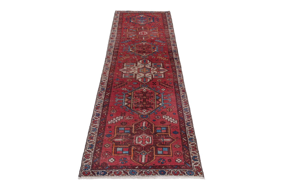 1819, Persian Gharajeh Runner Rug