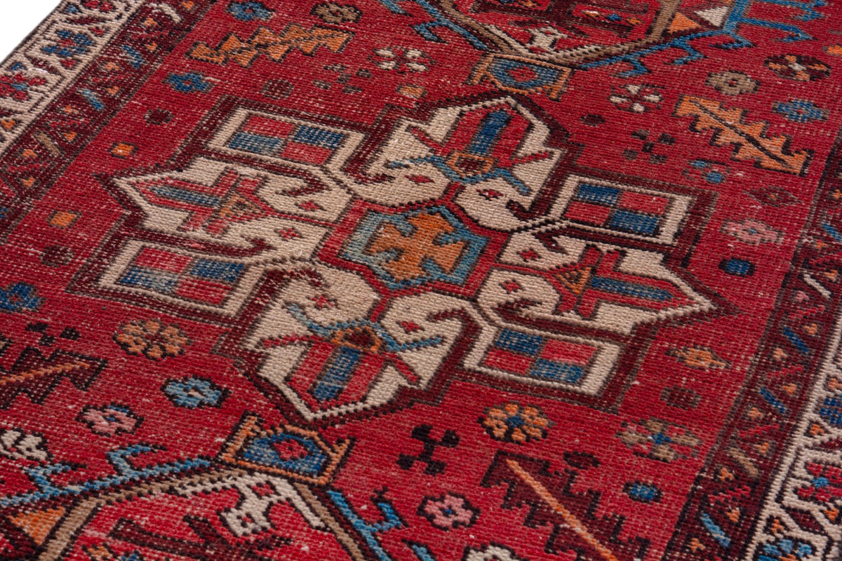 1819, Persian Gharajeh Runner Rug