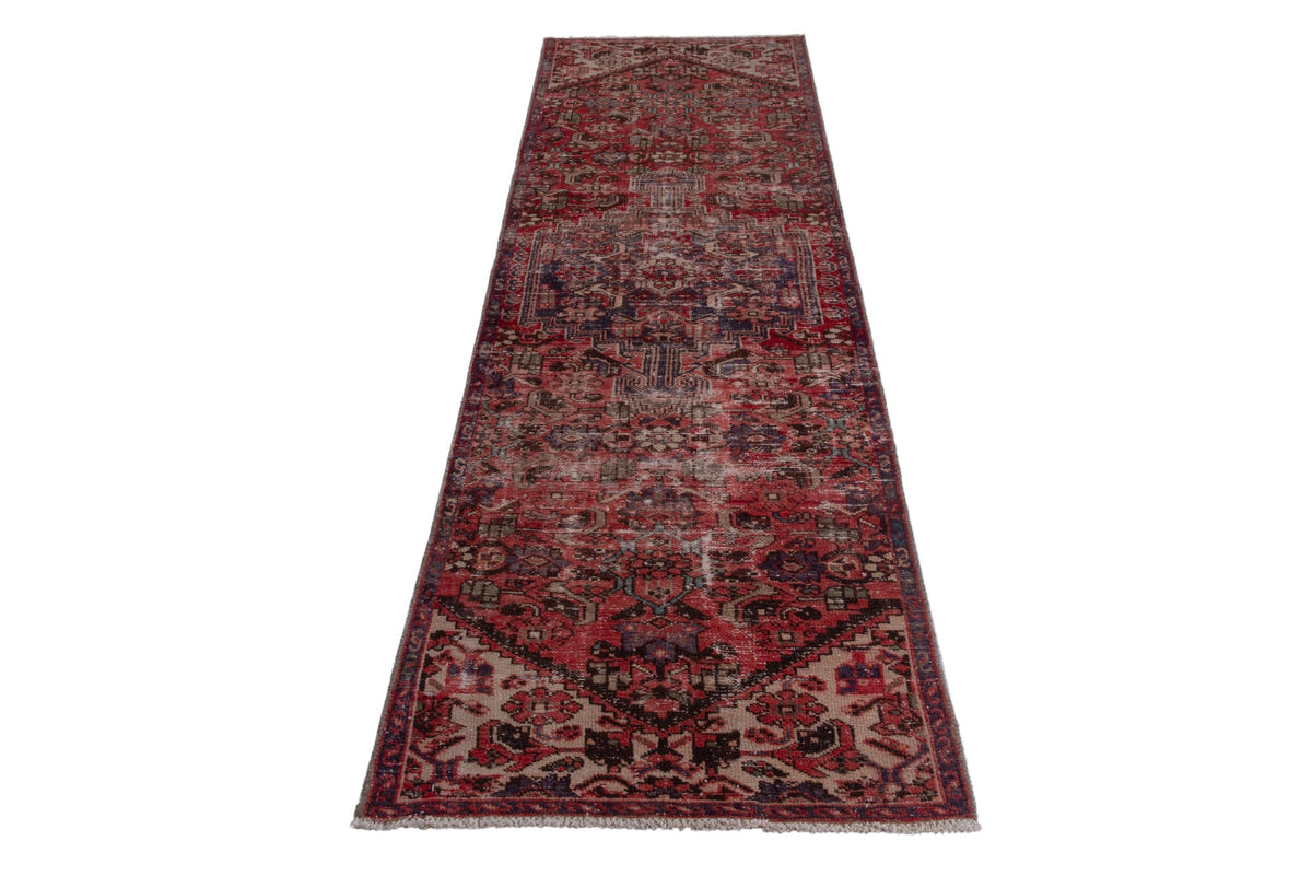 1821, Persian Zanjan Runner Rug