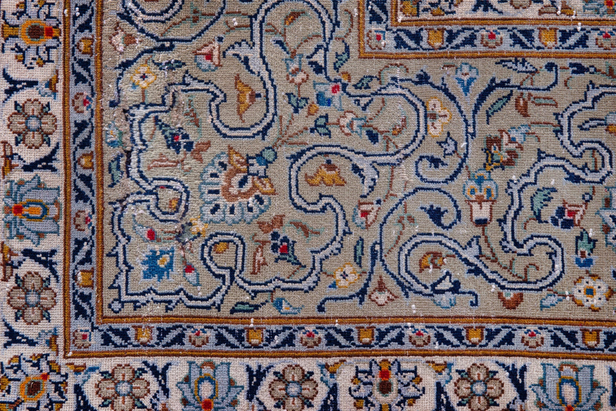 1844, Persian Kashan Oversized Rug