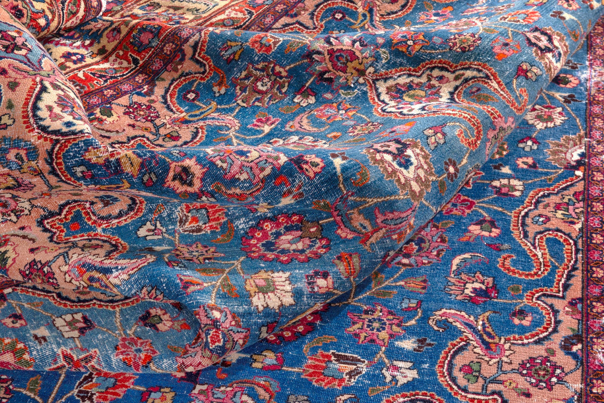 1850, Persian Mashhad Oversized Rug