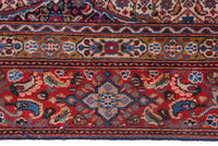 Turkish Anatolian area rug in cream and rust, view 4 of 21