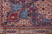 Turkish Anatolian area rug in cream and rust, view 6 of 21