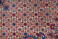 Turkish Anatolian area rug in cream and rust, view 7 of 21