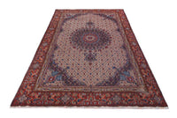Turkish Anatolian area rug in cream and rust, view 13 of 21