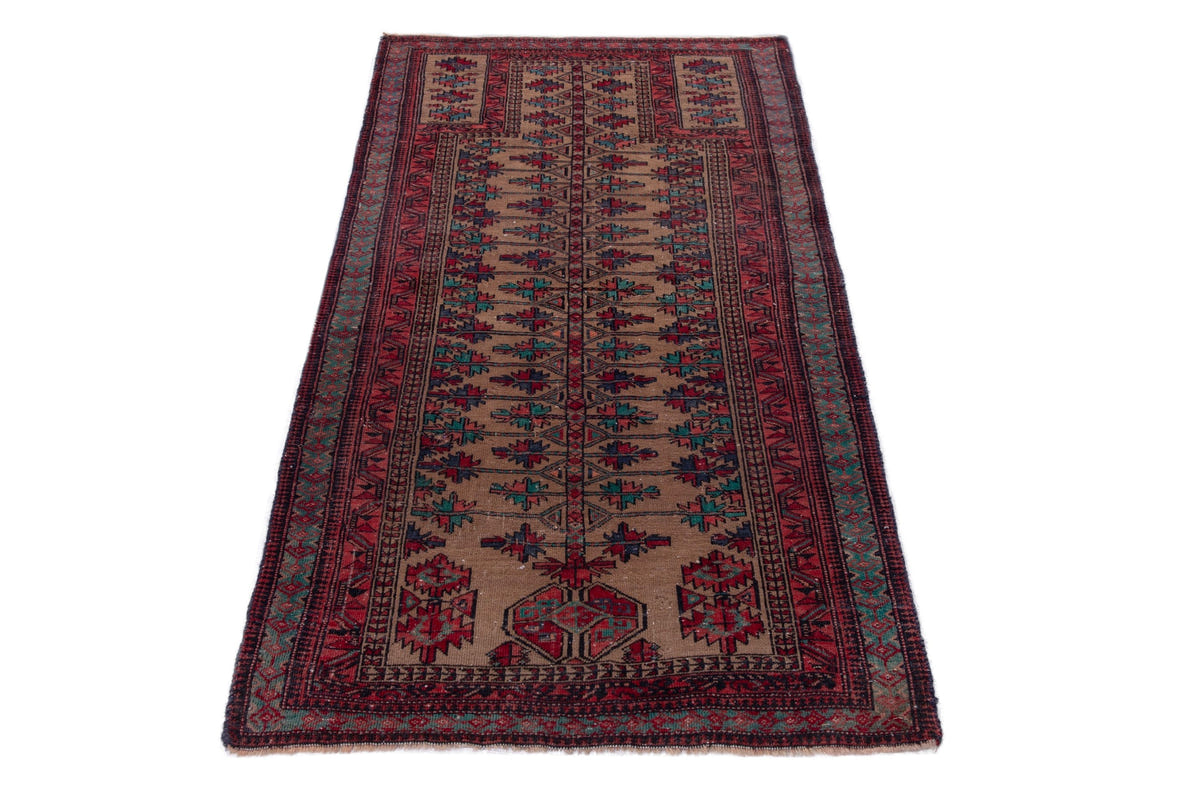 1871, Persian Baluch Area Rug