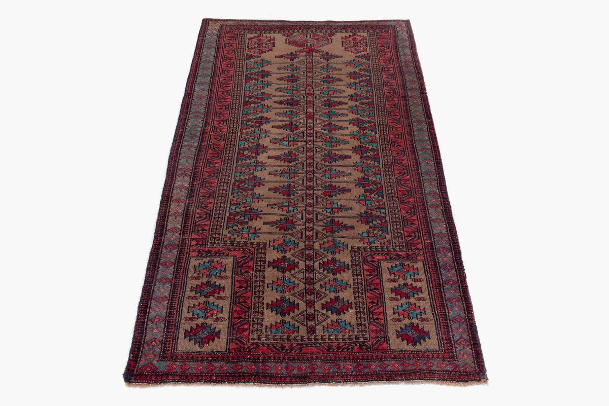 1871, Persian Baluch Area Rug