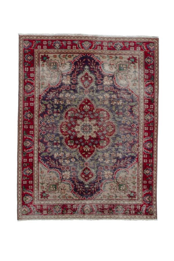 1885 - Persian Tabriz Accent Rug 3'3" x 4'4"