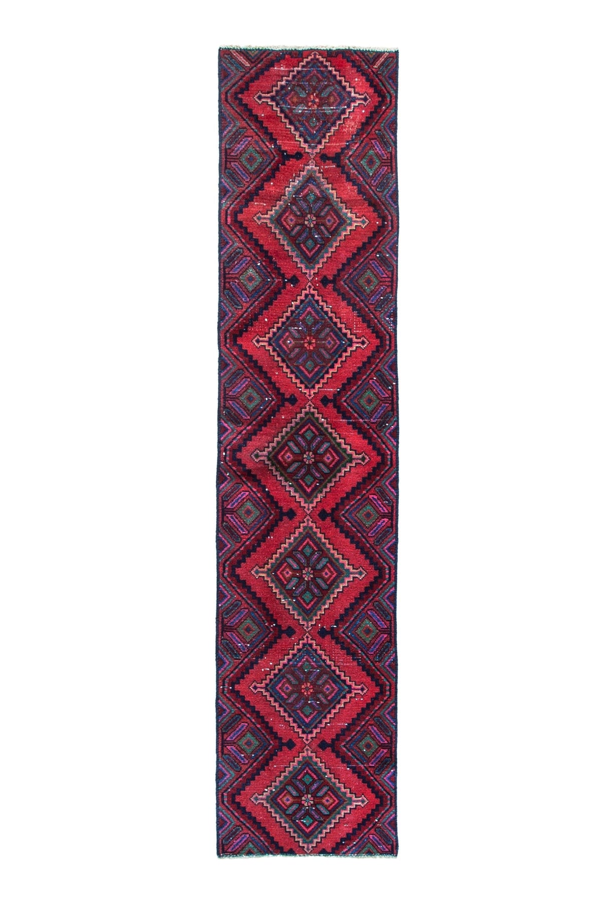 1899, Persian Hamadan Runner Rug