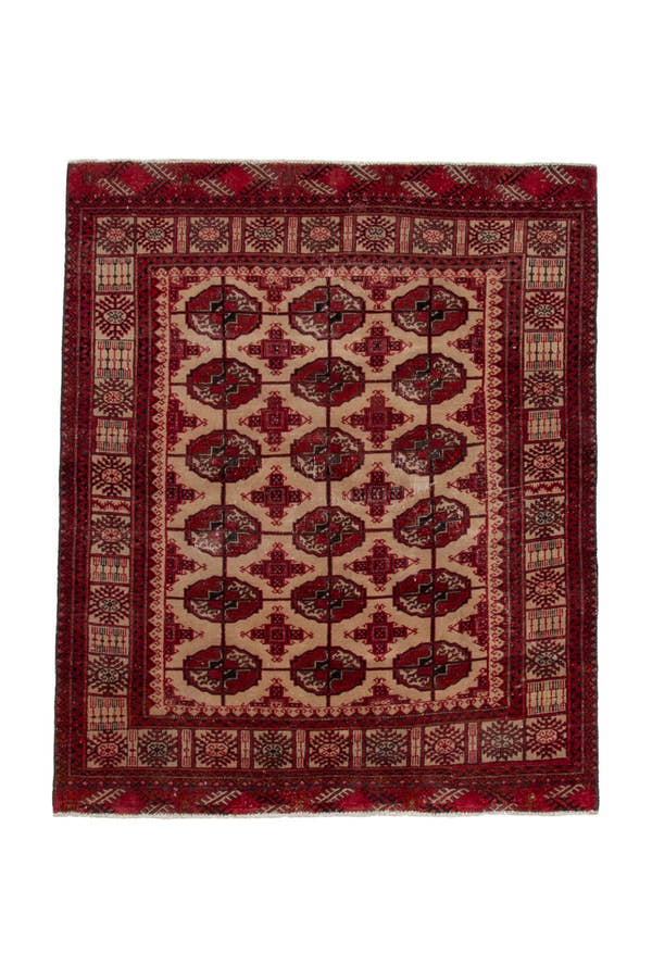 1923, Persian Torkaman Area Rug