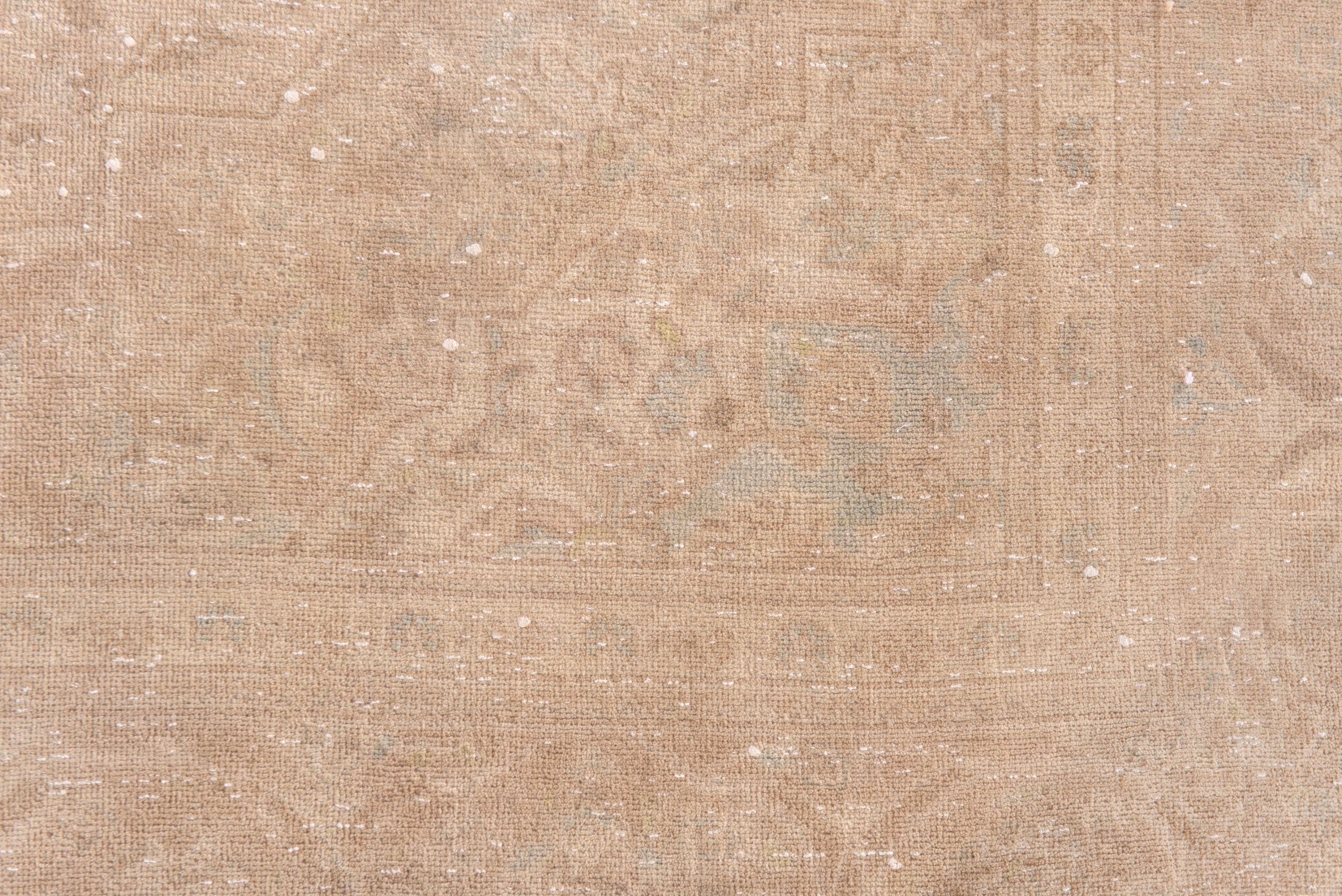 Persian Kashan area rug in muted pink and dusty rose, view 11 of 22