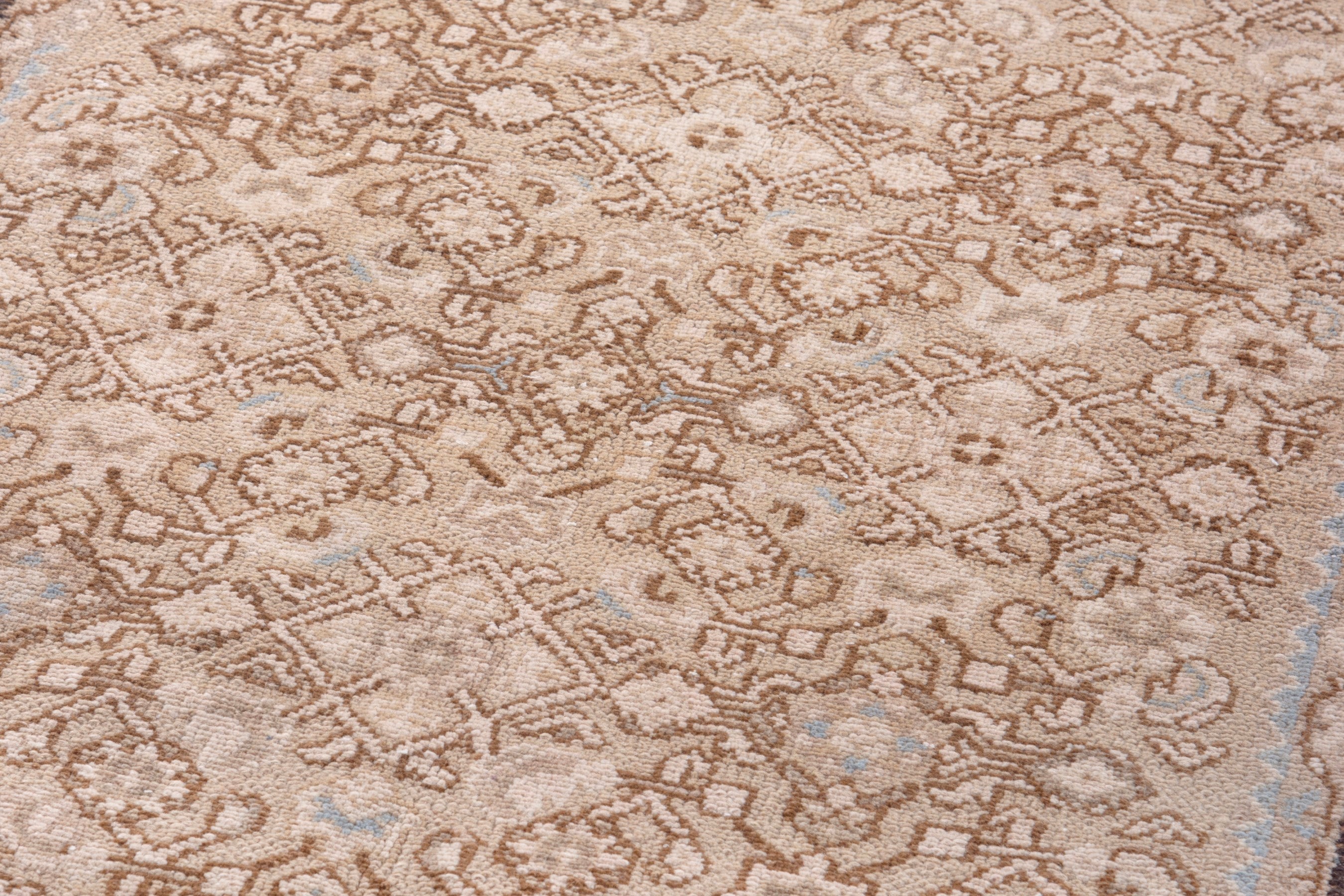 Persian Mahal runner rug in muted pink and dusty rose, view 9 of 20
