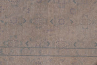 Persian Tabriz accent rug in dusty rose and greige, view 12 of 19