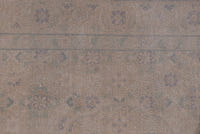 Persian Tabriz accent rug in dusty rose and greige, view 13 of 19