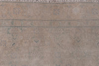 Persian Tabriz accent rug in dusty rose and greige, view 14 of 19