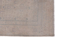 Persian Tabriz accent rug in dusty rose and greige, view 6 of 19