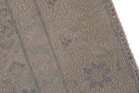 Persian Tabriz accent rug in dusty rose and greige, view 8 of 19