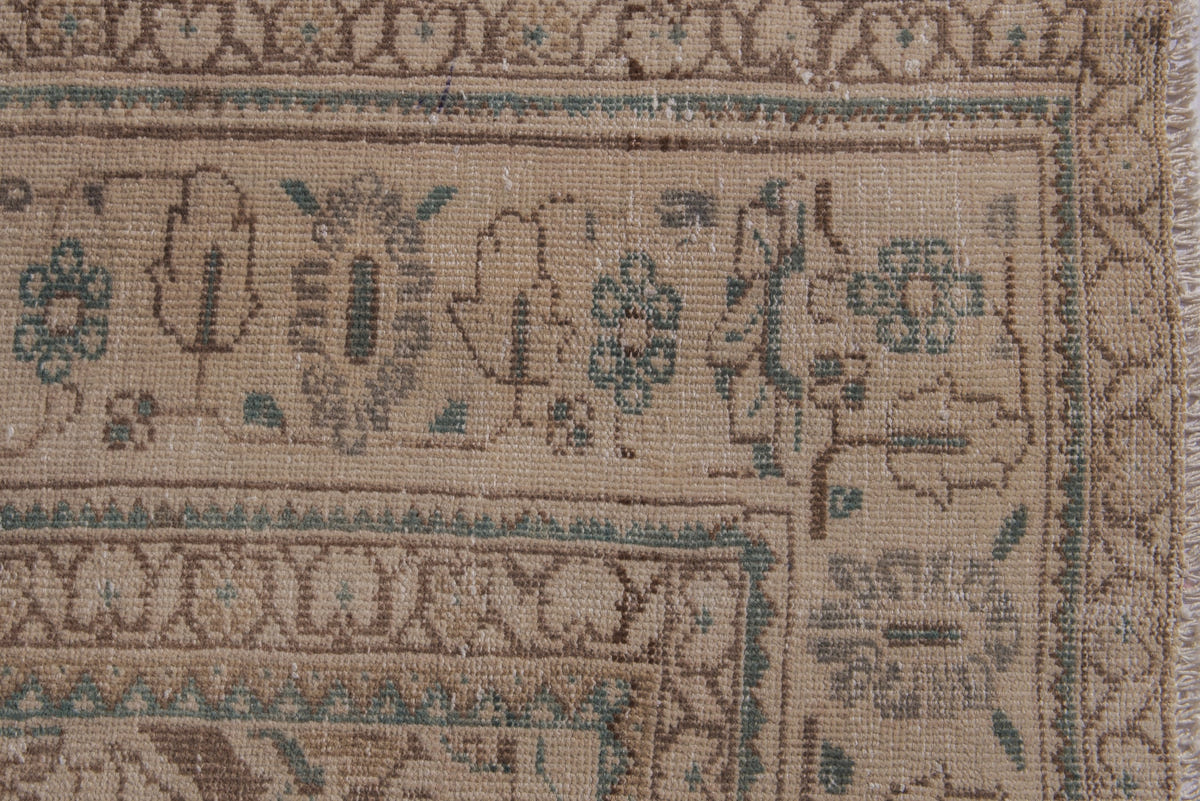 Turkish Anatolian oversized rug in taupe and greige, view 4 of 20