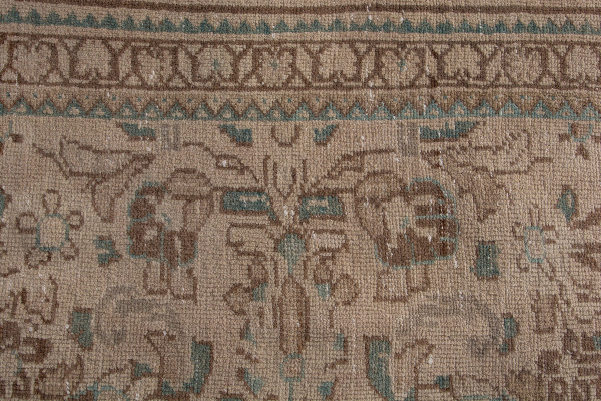 Turkish Anatolian oversized rug in taupe and greige, view 5 of 20
