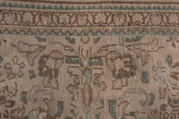 Turkish Anatolian oversized rug in taupe and greige, view 5 of 20