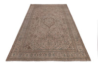 Turkish Anatolian oversized rug in taupe and greige, view 13 of 20