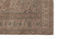 Turkish Anatolian oversized rug in taupe and greige, view 16 of 20