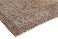 Turkish Anatolian oversized rug in taupe and greige, view 17 of 20