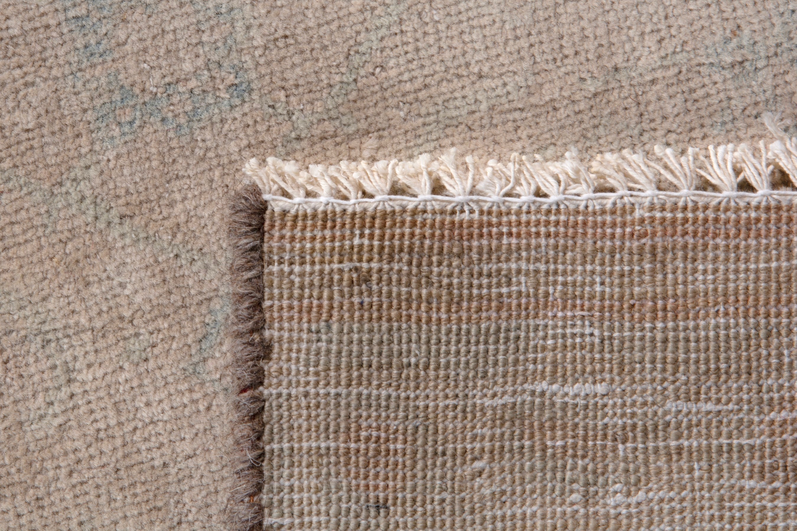 Persian Mahal oversized rug in taupe and greige, view 17 of 17