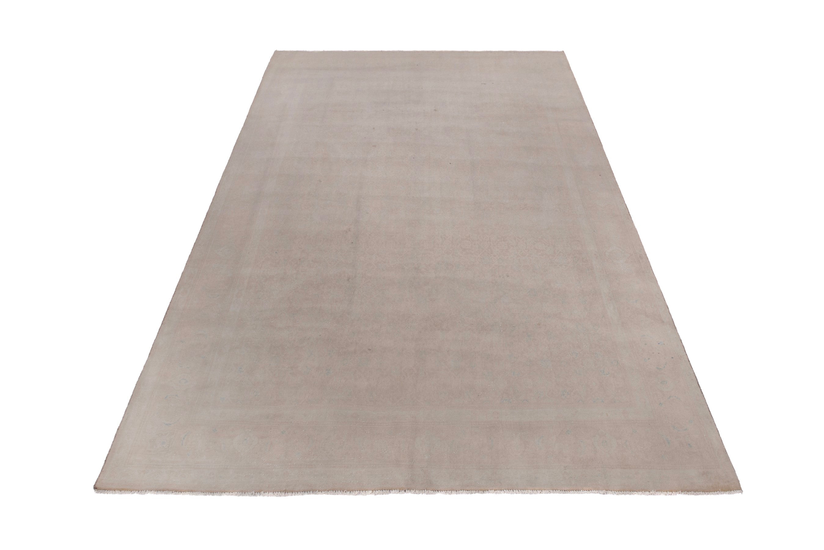 Persian Mahal oversized rug in taupe and greige, view 3 of 17
