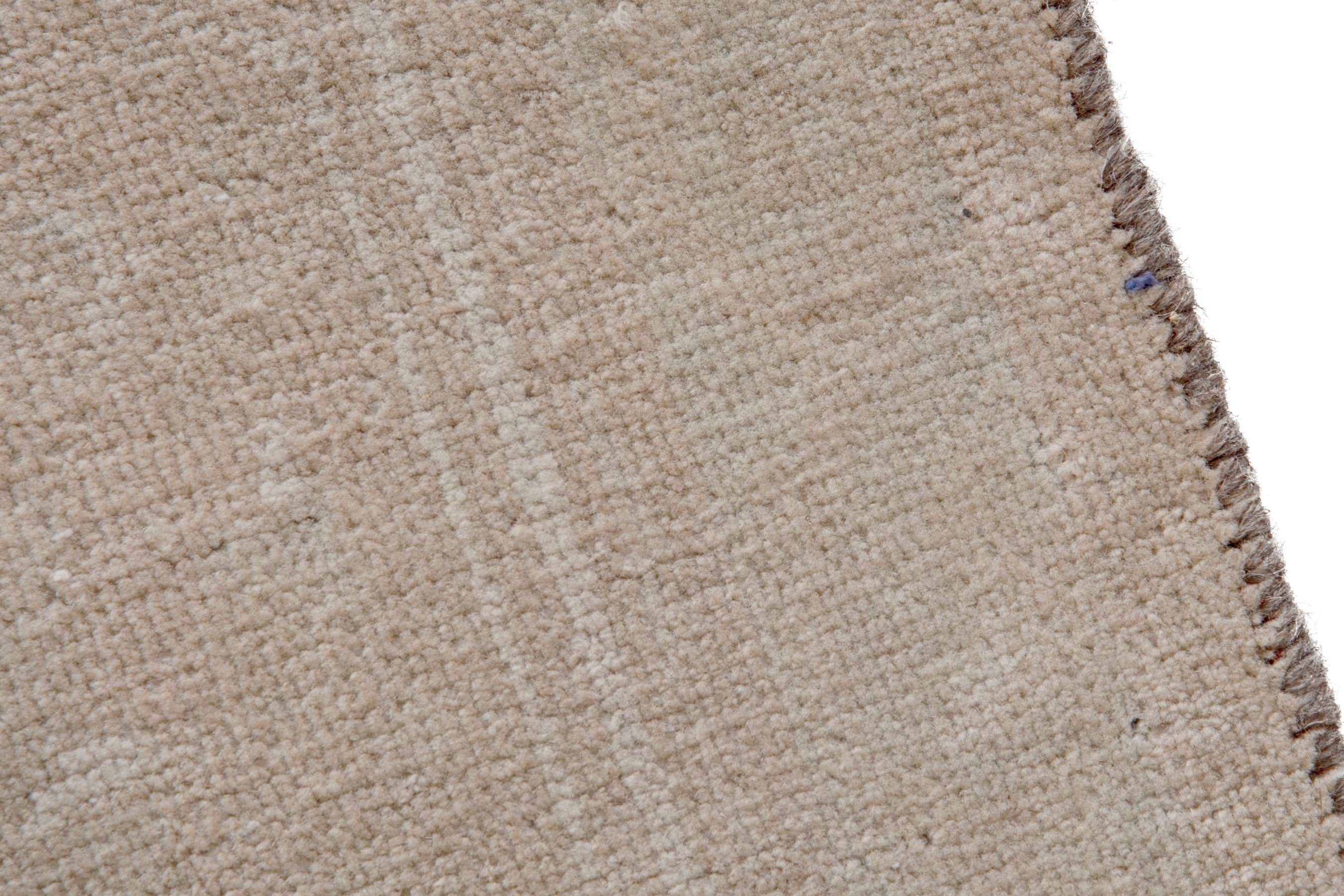 Persian Mahal oversized rug in taupe and greige, view 7 of 17