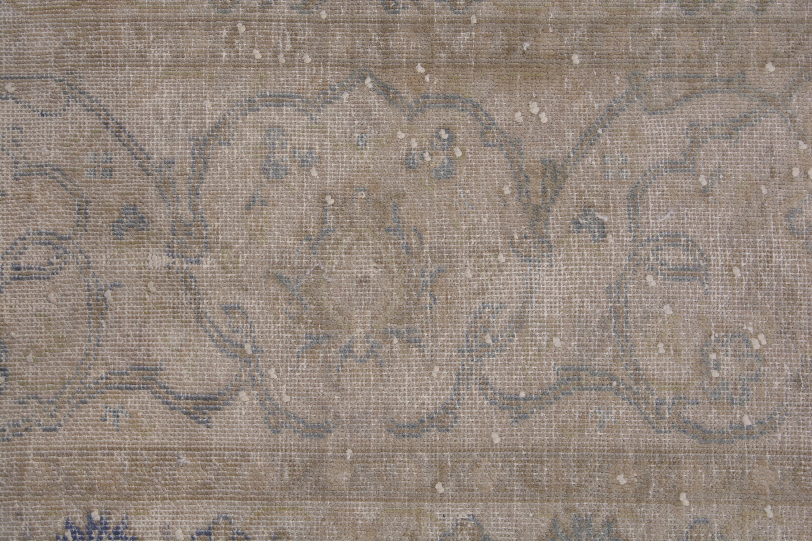 Persian Kashan oversized rug in greige and taupe, view 12 of 16