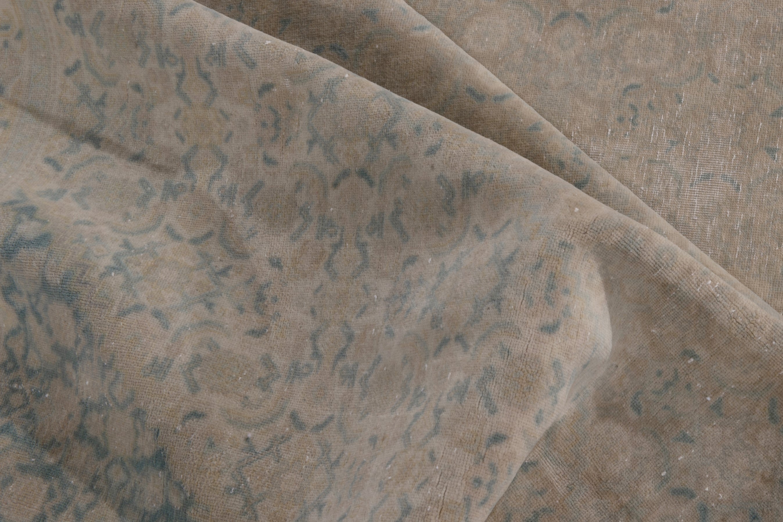 Persian Khoy oversized rug in greige, view 16 of 18