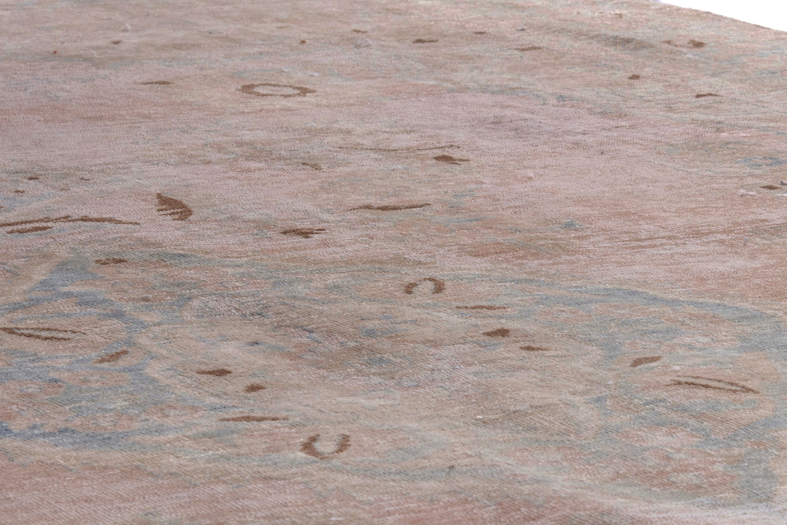 Persian Vist oversized rug in dusty rose and greige, view 10 of 20