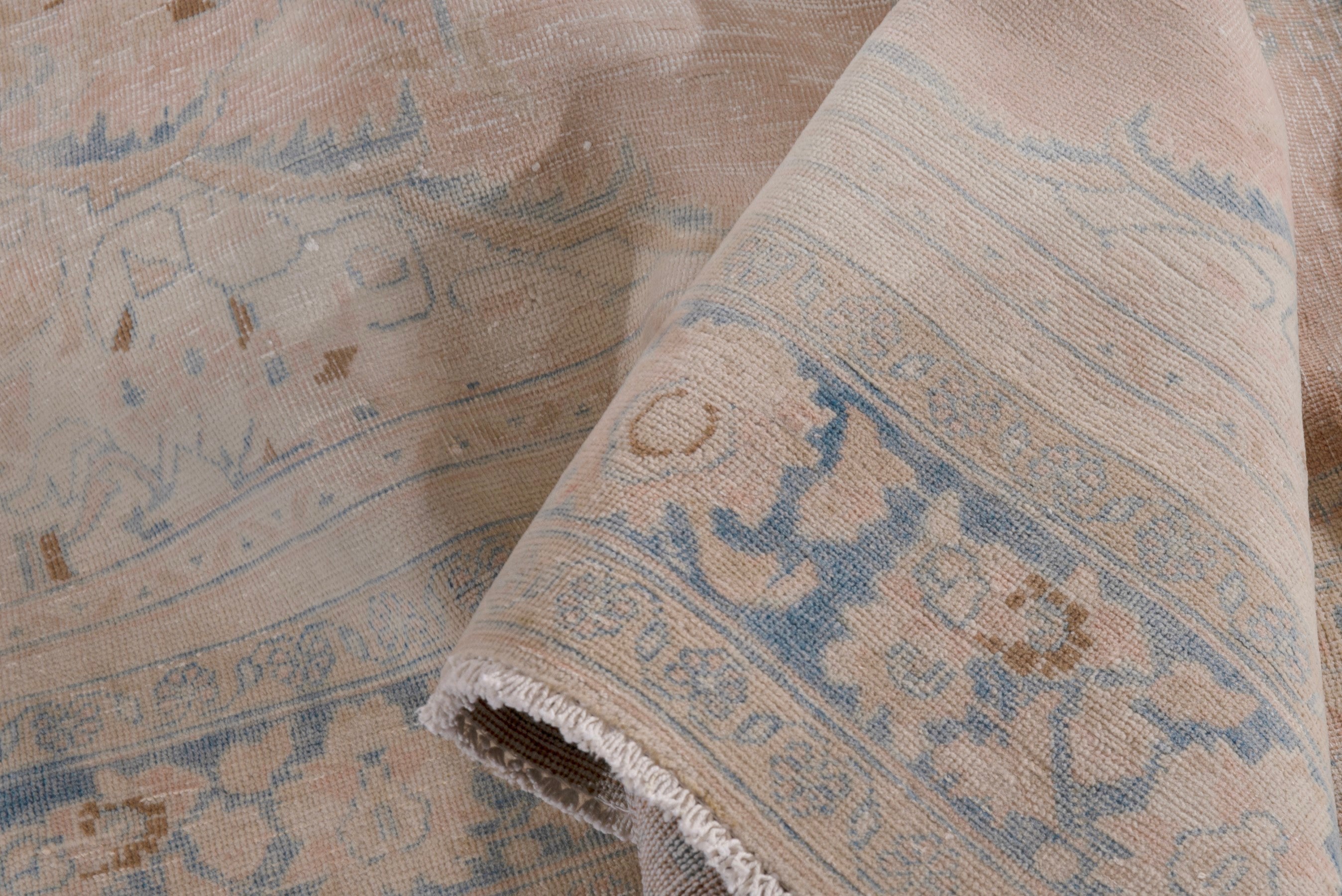 Persian Vist oversized rug in dusty rose and greige, view 18 of 20