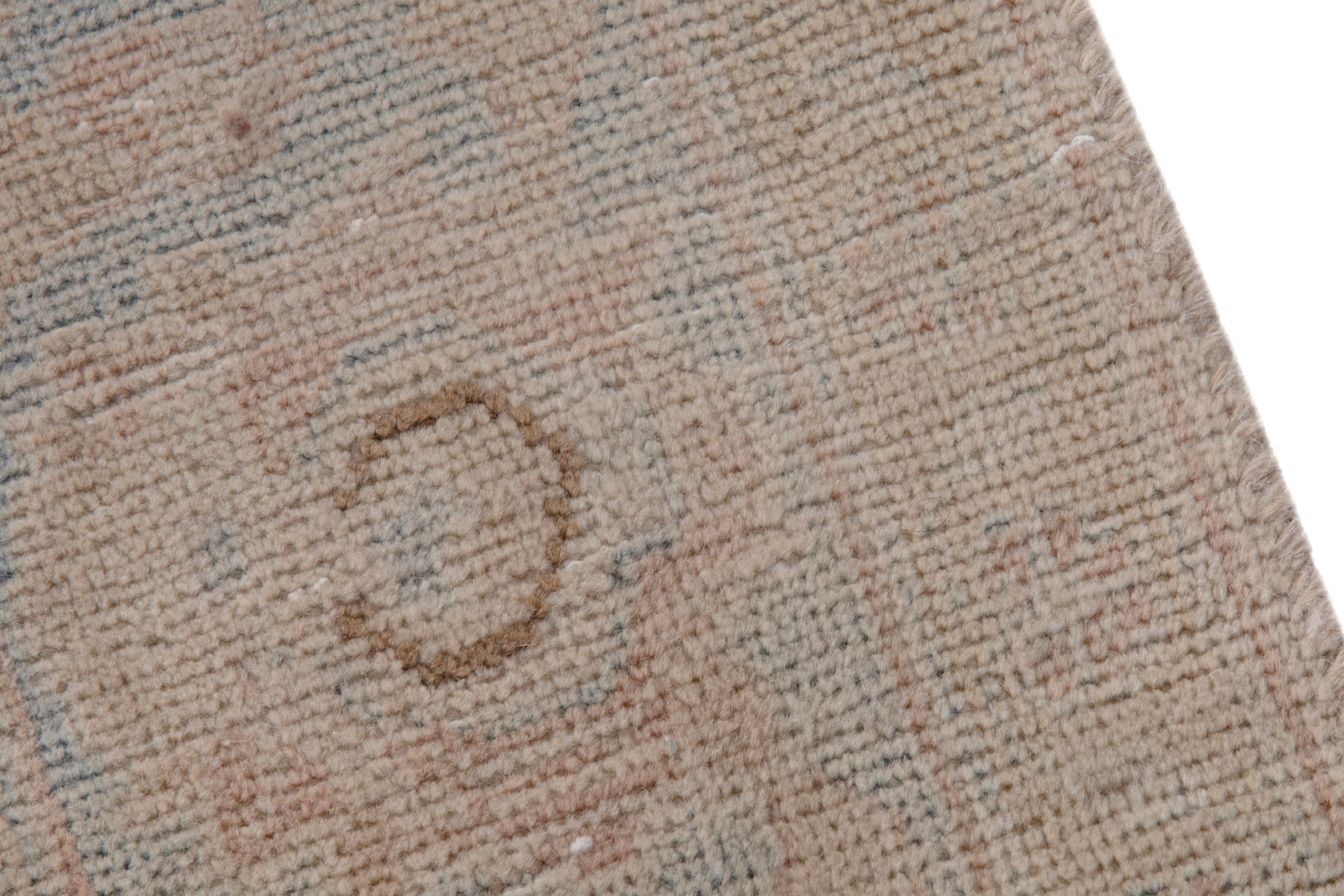 Persian Vist oversized rug in dusty rose and greige, view 7 of 20