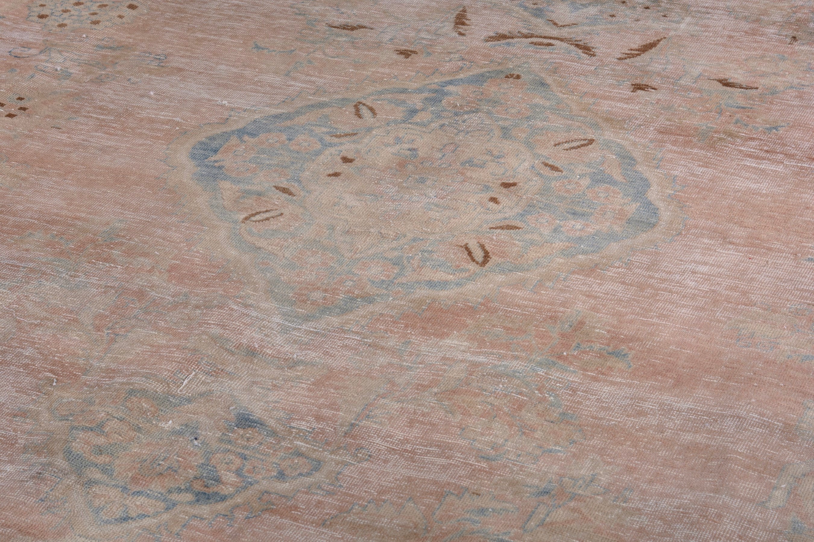 Persian Vist oversized rug in dusty rose and greige, view 9 of 20