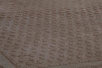 Turkish Anatolian accent rug in tan and brown, view 3 of 17