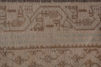 Turkish Anatolian accent rug in tan and brown, view 5 of 17