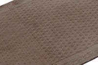 Turkish Anatolian accent rug in tan and brown, view 12 of 17