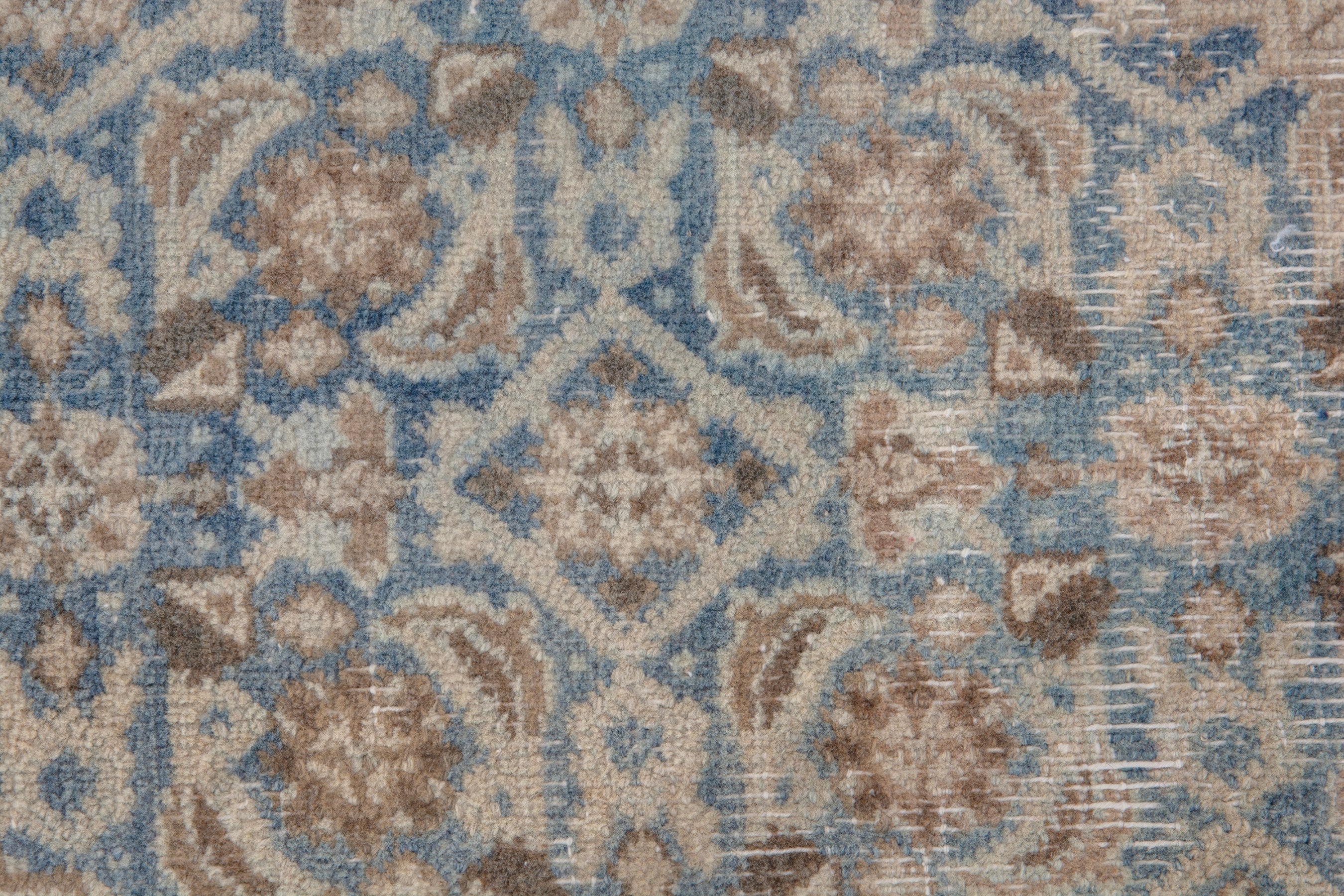 Persian Birjand area rug in cream and sage, view 11 of 18