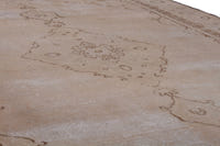 Turkish Anatolian accent rug in stone and greige, view 3 of 19