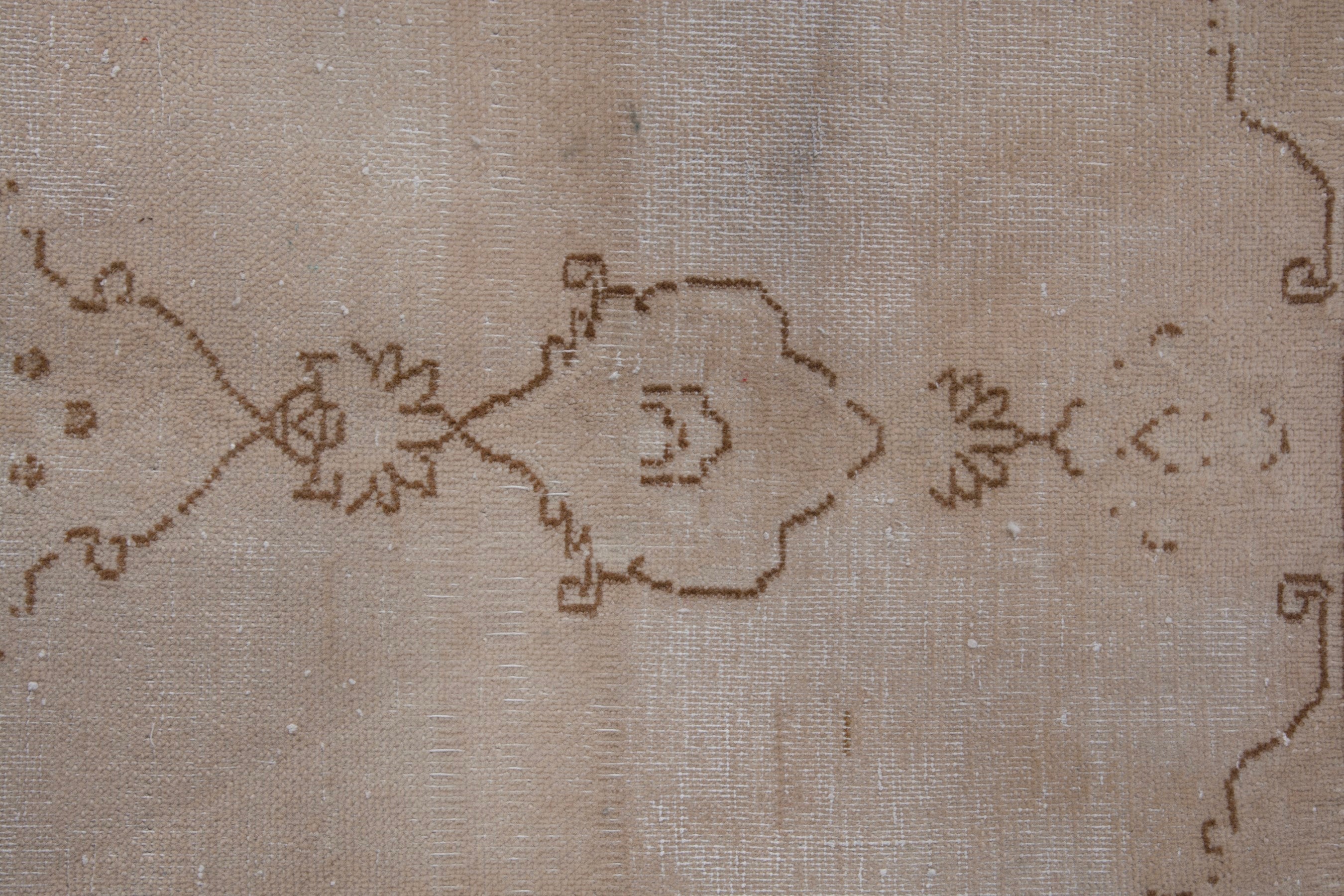 Turkish Anatolian accent rug in stone and greige, view 11 of 18
