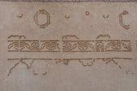 Turkish Anatolian accent rug in stone and greige, view 5 of 19