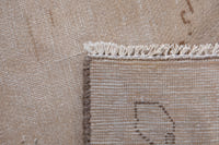 Turkish Anatolian accent rug in stone and greige, view 11 of 19