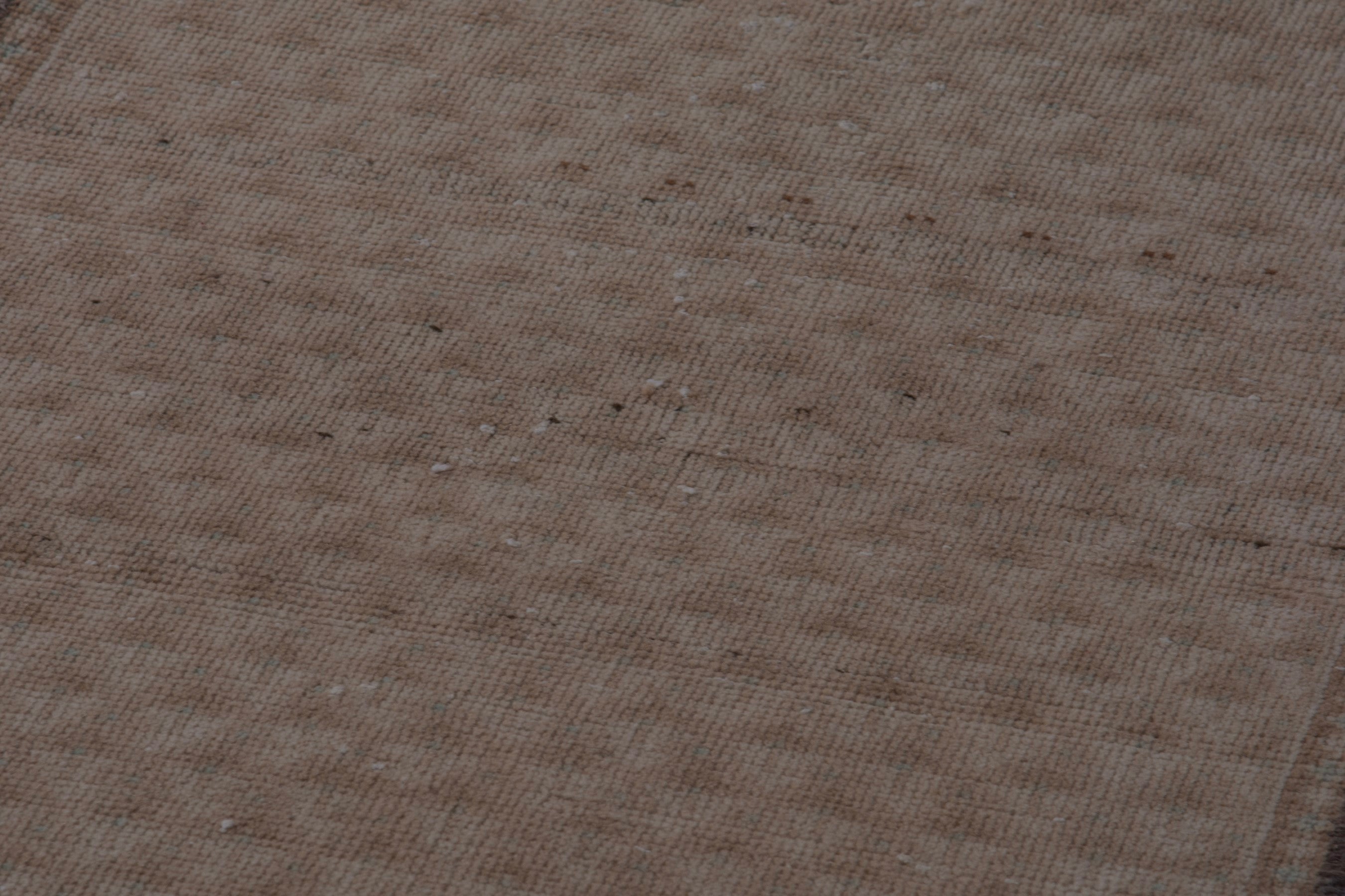 Persian Arak accent rug in taupe, view 9 of 18