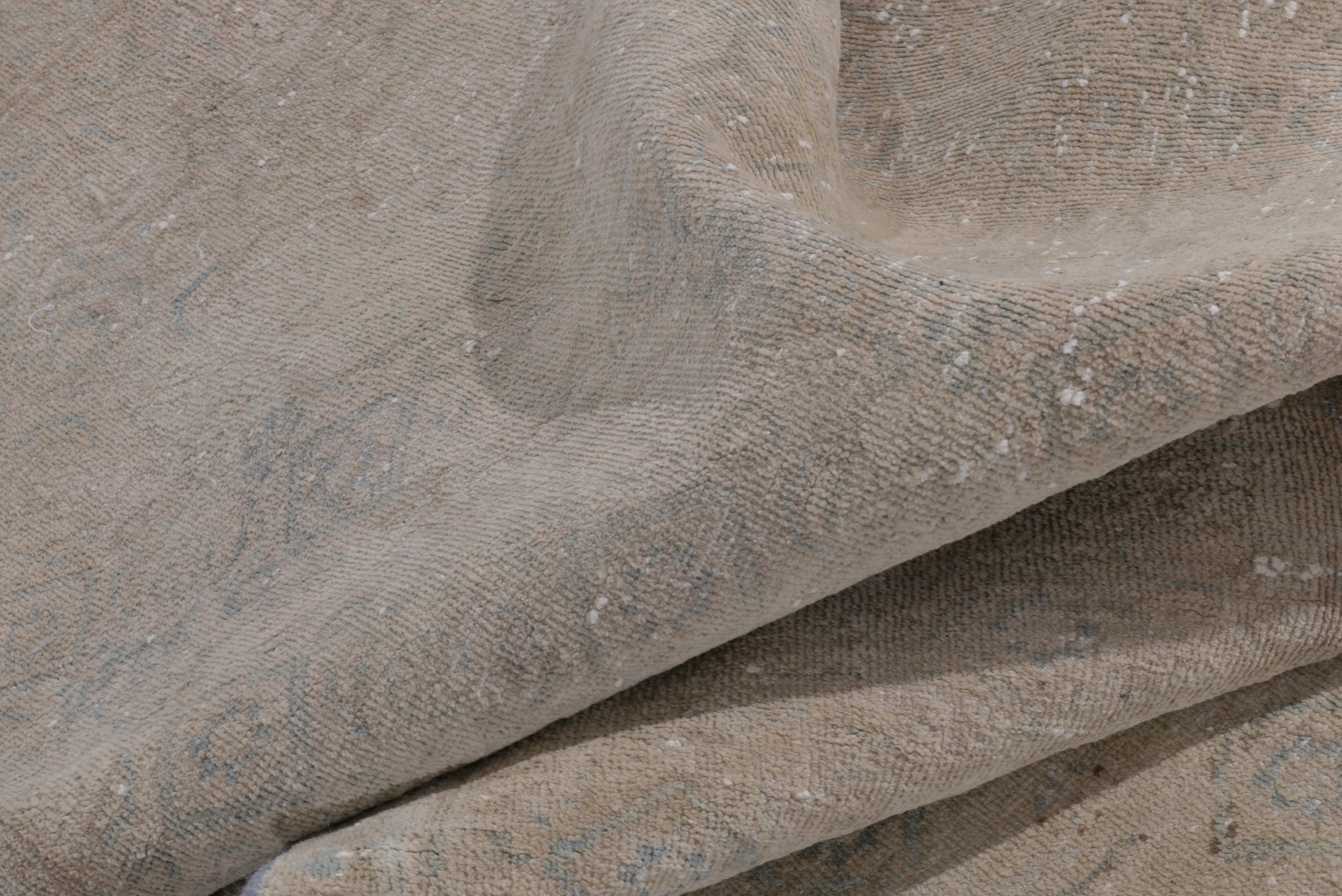 Persian Mahal runner rug in taupe and greige, view 15 of 17