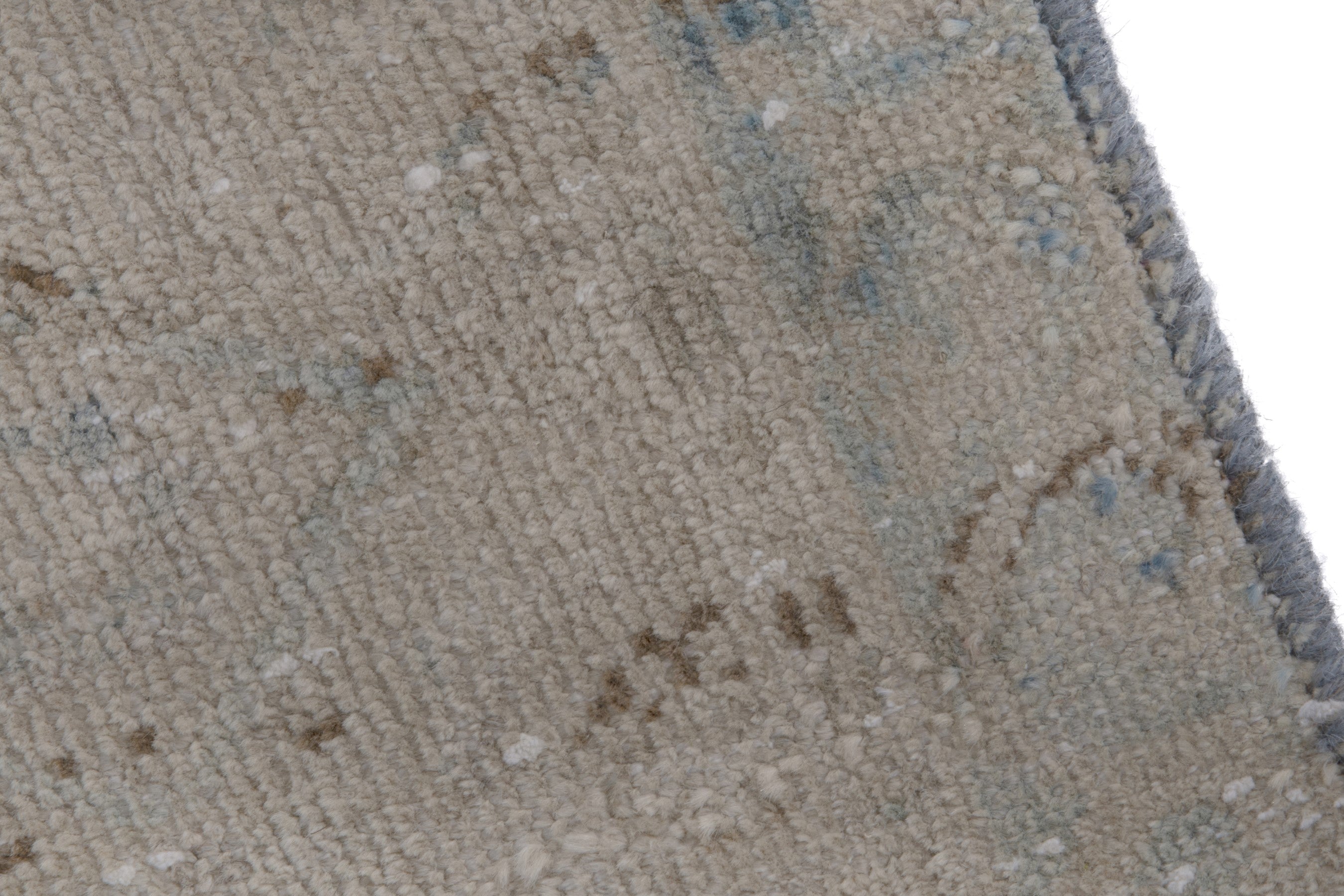 Persian Mahal runner rug in taupe and greige, view 7 of 17
